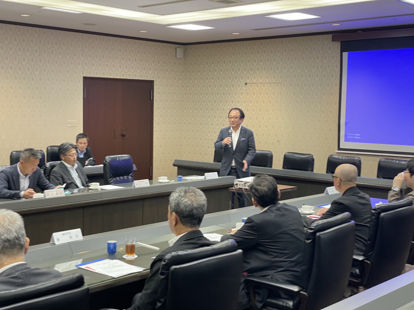 小売商業部会 議員会の会場の様子